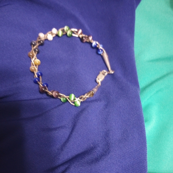 Sterling Silver/925 Multiple Colored Bracelets - Picture 3 of 4